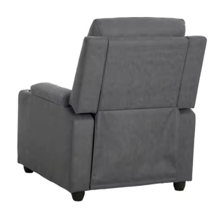 Poltrona <span class=keywords><strong>reclinabile</strong></span> moderna in tessuto SX-81419H con portabicchieri, imbottitura in schiuma ad alta densità e telaio in legno con molle insacchettate - Product Image 6