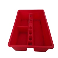 Plateau de rangement en plastique pour chevaux, plateau de toilettage pour kits de toilettage pour chevaux