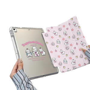 เคสแท็บเล็ตอะคริลิคแบบพับได้ลายแกะสไตล์ Ins สำหรับ iPad Pro 11 และ iPad Pro 13 พร้อมฝาปิดป้องกัน - Product Image 3
