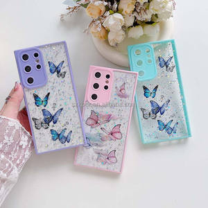 Fourniture Coloré Papillon Goutte À Goutte Colle Style Caméra De Protection PC TPU Téléphone Portable Cas Pour Samsung Galaxy A03S A13 <span class=keywords><strong>A33</strong></span> A53 A73 <span class=keywords><strong>A23</strong></span> - Product Image 1