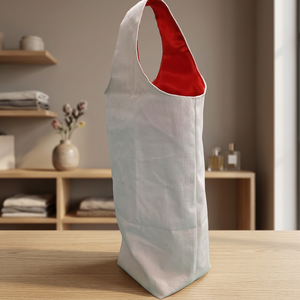 Premium Quality Canvas <b>Drawstring</b> Tote Bag Eco-Friendly Reusable Cotton Shopping Bag Custom Logo Promotional Gift Tote - Product Image 3