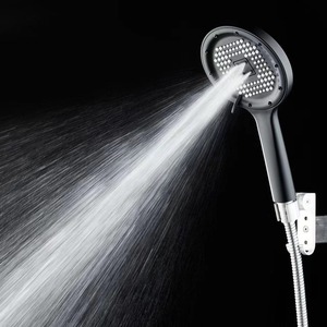 <b>Shower</b> <b>Head</b> Round High <b>Pressure</b> Rain Spray Portable Bathroom Showerhead - Product Image 3