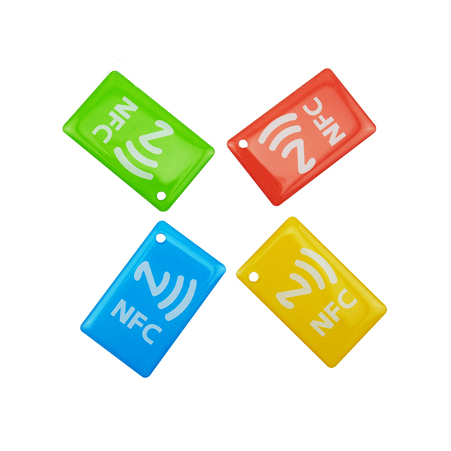 Custom High Quality Epoxy RFID NFC Key Fob Waterproof Access Control System Management Epoxy Key Tag 13.56MHZ Tag