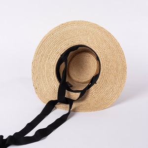 Deluxe Concave Convex Crown Design Summer Raffia Straw Hat Women Sombreros Fashion Lady Beach Sun Hat With Long Tie Ribbon