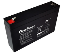 Batterie rechargeable AGM FirstPower FP685 6V 8.5Ah - Faible autodécharge, conception anti-déversement pour l'éclairage d'urgence et les jouets