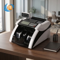 Nouveau modèle 809 Compteur de billets multi-devises |   Compteur de billets à double écran UV MG IR pour la comptabilité de devises mixtes
