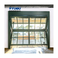 Chine prix d'usine porte de garage de haute qualité pour les maisons moderne à l'intérieur verre personnalisé avec cadre en aluminium porte pliante supérieure