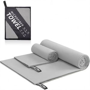 Double-Sided Microfiber Cooling Quick-Dry Embroidered Sports Towel with Solid Rectangle Pattern and Customizable Logo - Product Image 5