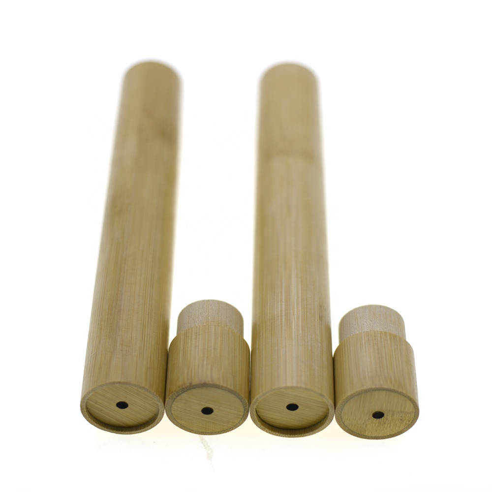 Portable Natural Bamboo Tube With Customized Logo