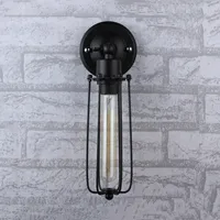 Applique Murale LED Rétro Loft Vintage Style Edison en Fer Forgé pour Salle à Manger