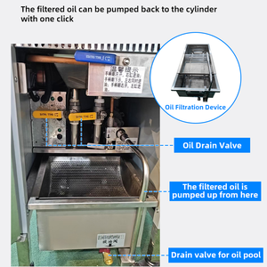 Friteuse électrique en acier avec filtre à huile, 380V 50Hz 28L, contrôle informatique, friteuse automatique commerciale pour poulet - Product Image 4