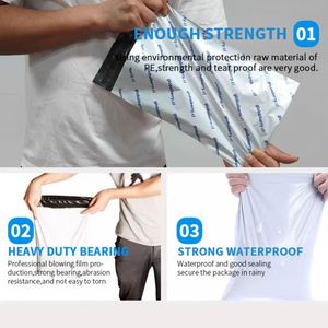 Bolsa de Correo de Plástico, Fabricante de Bolsas de Embalaje, Nuevo Estilo, Sellado Fuerte, Sobres Blancos para Envíos, Bolsa de Correo para Entregas - Product Image 3