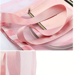Sac de plage en maille avec compartiment séparé pour articles secs et humides, fond imperméable, grand sac de sport en tissu Oxford - Product Image 6