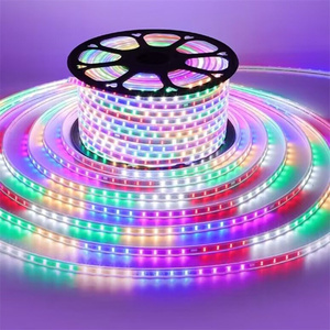 <span class=keywords><strong>100</strong></span> <span class=keywords><strong>metros</strong></span> 110V 220V al aire libre multicolor <span class=keywords><strong>manguera</strong></span> redonda decorativa neón Flex RGB IP67 luces de cuerda <span class=keywords><strong>Led</strong></span> impermeables - Product Image 6