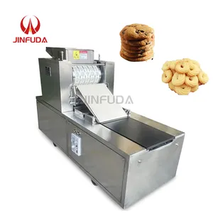 Auto extrusion and Wire Cutter Semi Meringue Cookie Dough Cut Small Biscuit Make Machine Price