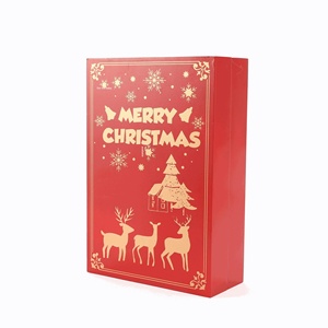 Calendario dell'Avvento Natalizio Bianco con Conto alla Rovescia <span class=keywords><strong>di</strong></span> 24 Giorni, Decorazione a Forma <span class=keywords><strong>di</strong></span> Libro, Regalo, Scatola Sorpresa per Dolci, Modello 1969 - Product Image 2