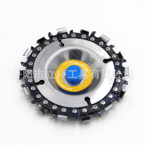 Disque de sculpture sur bois de 4 pouces à 14 dents en acier inoxydable pour meuleuse d'angle, lame de coupe pour le travail du bois - Product Image 3