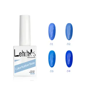 Lehchis Create Your Own Brand 15ML Soak Off UV/LED Nail Designs Organic Camouflage Color Rubber Base Coat Uv Gel