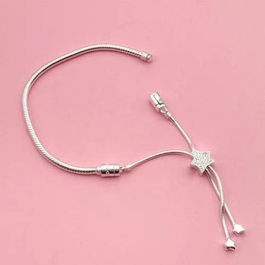 Bracelet Serpent Ajustable Original en Argent Sterling 925 pour Breloques Pan, Bijoux DIY pour Femme, Cadeau, Demander le Catalogue - Product Image 3