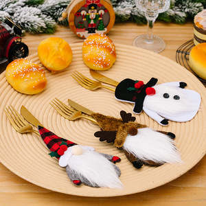 Los nuevos artículos de decoración navideña de Haobei incluyen juegos de cubiertos con forma de gnomo, muñecos <span class=keywords><strong>navideños</strong></span>. - Product Image 4