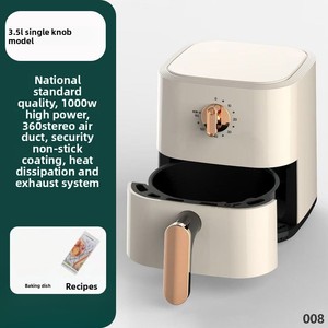 <span class=keywords><strong>Friteuse</strong></span> à air électrique moderne pour usage domestique et commercial, 3,5 L, en <span class=keywords><strong>plastique</strong></span>, avec écran LCD et protection contre la surchauffe - Product Image 2