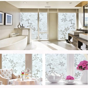 3d pvc esmerilado de cristal de la flor de película de la ventana de <span class=keywords><strong>privacidad</strong></span> en relieve película adhesiva para casa Puerta de baño decoración <span class=keywords><strong>pegatina</strong></span> - Product Image 6