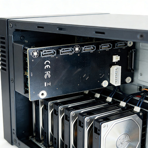 6 Gb/s Yüksek Hızlı 5xSATA PCBA Adaptörü için 5xSATA PCBA Adaptörü, SATA1/2/<span class=keywords><strong>3</strong></span> 2,5/<span class=keywords><strong>3</strong></span>,5 inç SSD/HDD'leri Destekler, CE/FCC/RoHS Sertifikalı, Sürücüye Gerek Yok - Product Image 4