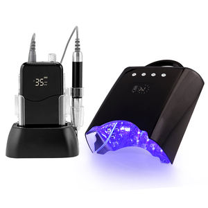 Fresa per Unghie Senza Spazzole 35000 RPM Ricaricabile Lucidatrice per <span class=keywords><strong>Gel</strong></span> Unghie Macchina per Manicure Elettrica con Display LCD Completo - Product Image 2