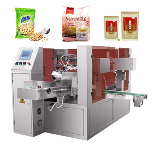เครื่องจักรบรรจุภัณฑ์อัตโนมัติแบบซิป Doypack สำหรับชีสเชดด้าสีขาว - Product Image 1