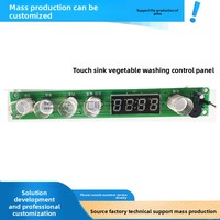 Conception de carte PCBA pour panneau de commande tactile intelligent pour évier de cuisine - Développement personnalisé de carte de circuit microcontrôleur 1 oz de cuivre