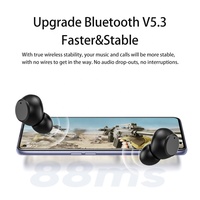 Audífonos Bluetooth Langsdom TN58 de Alta Calidad y Bajo Costo, Pantalla LED Digital, Audífonos Inalámbricos TWS, Tipo C