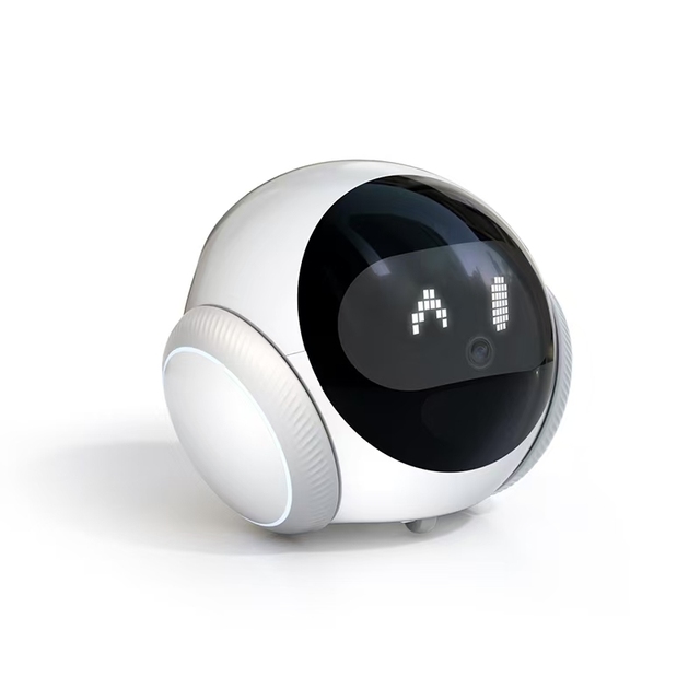 Tuya Smart Custom Facial Expression Auto Recharge Audio Night Vision Mobile Tracking Battery 1080P Pet WiFi Dome Camera Robot