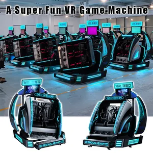 360 VR 9D Flying Simulator 2 Person VR/AR/MR Equipment Gaming Commercial Coin And Credit Card Payment Systems VR Game Machine