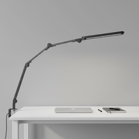 Lampe de bureau LED moderne en aluminium de style nordique, protection des yeux, 3 sources lumineuses, sans scintillement, bras flexible et réglable, lampe de table