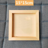 Cadres en bois naturel vierges pour panneaux de toile, panneaux décoratifs, plateaux en bois non finis pour DIY, boîte de kit d'art pour loisirs créatifs, jouets et dessin