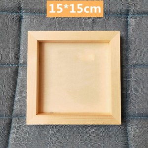 Tự nhiên trống khung gỗ <span class=keywords><strong>Canvas</strong></span> bảng điều chỉnh khung dấu hiệu sơn chưa hoàn thành DIY Khay Gỗ Thủ Công Đồ chơi vẽ nghệ thuật thiết lập hộp - Product Image 2