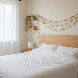 Guirnalda de <span class=keywords><strong>Flores</strong></span> de Margarita Blanca Creativa, Personalizada y Hecha <span class=keywords><strong>a</strong></span> Mano, Moderna, Impermeable y Realista, para Ventanas y Puertas - Product Image 6