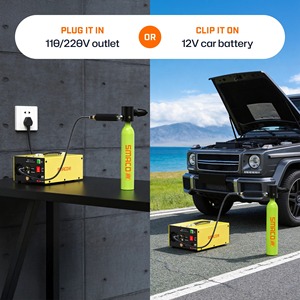 Compresor de Aire Portátil de Alta Presión SMACO Shoe Box-1A 310 Bar 350W con Apagado Automático para Rifles de Aire PCP - Product Image 3