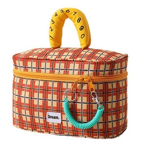 Trousse de toilette de voyage grande capacité, bicolore, avec fermeture éclair, pour le rangement en voyage - Product Image 5