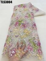 Haute qualité africain français dentelle tissu Net paillettes dentelle mariée robe de mariée Tulle dentelle Ghana robe femmes vêtements fête