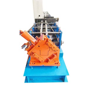 Máquina perfiladora de borde de goteo a precio de fábrica, máquina eléctrica para formar rieles, perfiladora de rodillos para paneles galvanizados y filtros de drenaje - Product Image 2