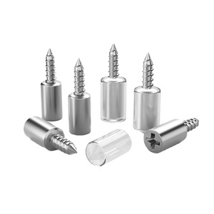KK Integrated Screw Shelf Support 10mm Stainless Steel Easy Installation Cabinet Furniture Storage <b>Rack</b> Partition Pins - Product Image 5
