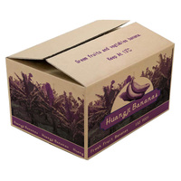 Caja de Cartón Corrugado Estilo RSC para Empaque y Envío de Frutas como Plátanos con Impresión Personalizada