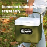Boîte à glace de 5 à 24l pour garder la fraîcheur et la chaleur Portable pour le Camping, la randonnée, la pêche, les activités de fête