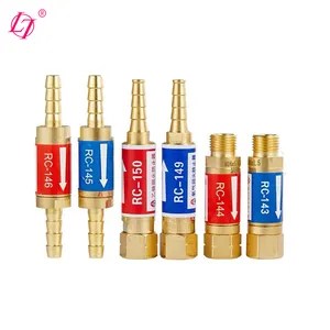 Oxygen liquefied gas fuel Acetylene Propane flashback Arrestor for regulator and gas torch end or pip to pip