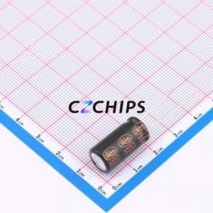 Condensador Electrolítico de Aluminio de Orificio Pasante RZW681M1EBK-1020, Componente de Orificio Pasante (THT), D10xL20mm 680uF 20% 25V 5mm - Product Image 2