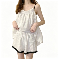 Ensemble pyjama 2 pièces pour femme, fin et confortable, idéal pour le printemps et l'automne, personnalisable