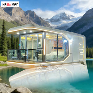 Modules habitables isolés personnalisables de qualité supérieure, maisons-containers modernes pour usage domestique, maison-capsule, chambre d'hôtel extérieure - Product Image 6