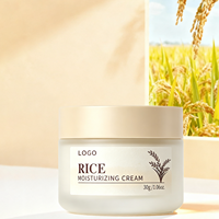Crème hydratante pour le visage au riz coréenne trois-en-un, blanchissante, à la niacinamide, à base de plantes, pour les taches brunes, anti-âge