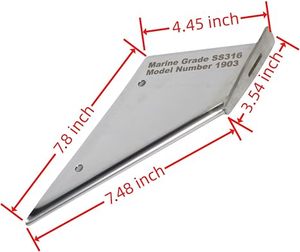 Protection de chenille pour moteur <span class=keywords><strong>hors</strong></span>-bord Evinrude / Johnson 40-50 CV 4 temps, pièces de réparation, accessoires pour bateaux 190303 - Product Image 2